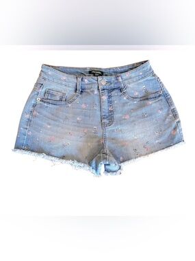 Floral Denim Shorts Size 2 NWOT